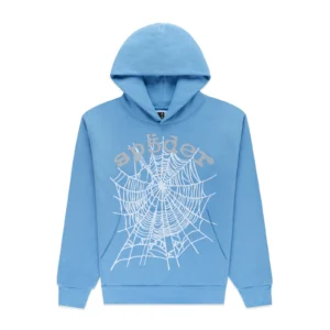 Baby Blue Sp5der Hoodie​