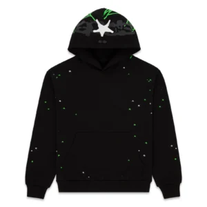 Black Glitter Sp5der Hoodie​