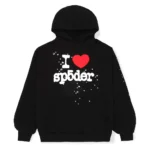 Black I Heart Sp5der Hoodie​
