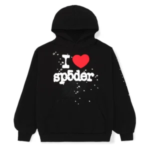 Black I Heart Sp5der Hoodie​