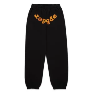 Black Sp5der Sweatpants​