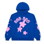 Blue 555 Sp5der Hoodie​