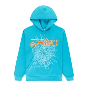 Blue And Orange Sp5der Hoodie​