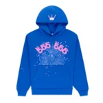 Blue And Pink Sp5der Hoodie​