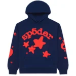 Blue And Red Sp5der Hoodie​