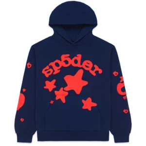 Blue And Red Sp5der Hoodie​