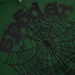 Dark Green Sp5der Hoodie​