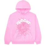 Light Pink Sp5der Hoodie​