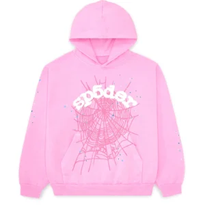 Light Pink Sp5der Hoodie​
