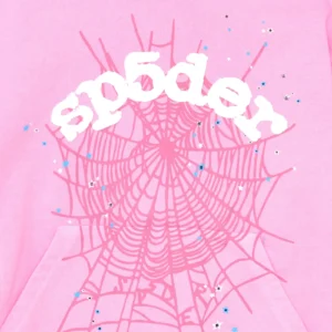 Light Pink Sp5der Hoodie​
