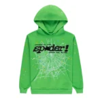 Light Green Sp5der Hoodie​