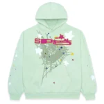Mint Green Sp5der Hoodie​