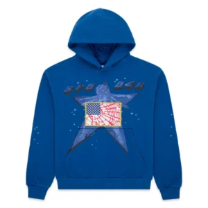 Navy Blue Sp5der Hoodie​