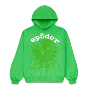 Green Sp5der Neon Hoodie​