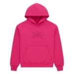 Pink Rhinestone Sp5der Hoodie​