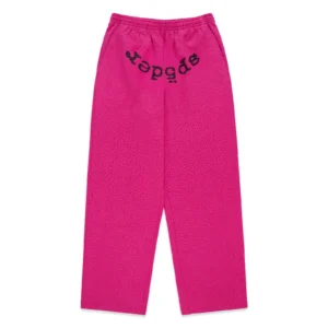 Pink Sp5der Sweatpants​