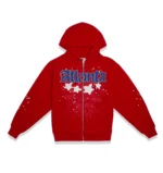 Red Atlanta Sp5der Hoodie​