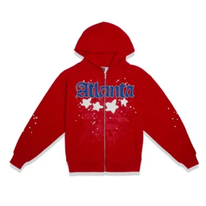 Red Atlanta Sp5der Hoodie​
