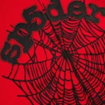 Red Rhinestone Sp5der Hoodie​