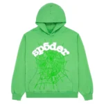 Slime Green Sp5der Hoodie​