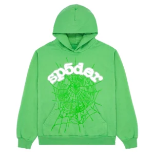 Slime Green Sp5der Hoodie​