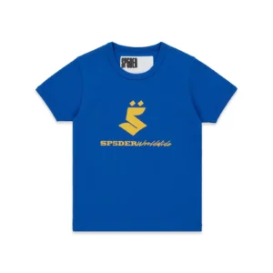 Sp5der 5uki Baby Tee Blue