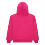 Sp5der Angel Number Hoodie Pink​