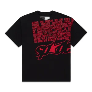 Sp5der Black Disclaimer Tee