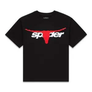 Sp5der Black Tx5 Flag Tee