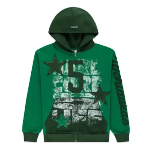 Sp5der Green Hoodie​