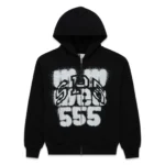 Sp5der Hoodie 555 Black​