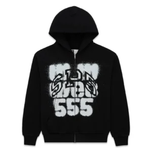 Sp5der Hoodie 555 Black​