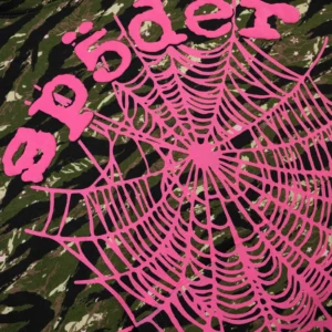Sp5der Hoodie Camo Pink​