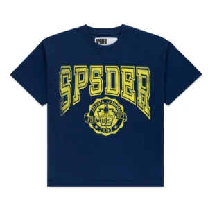 Sp5der Navy Blue Shirt