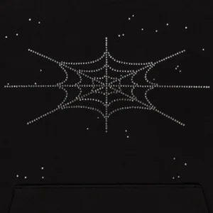 Sp5der OG Web Hoodie Black​