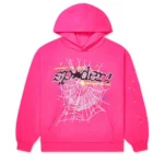 Sp5der Pink Hoodie​