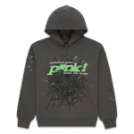 Sp5der Punk V2 Hoodie Slate Grey​