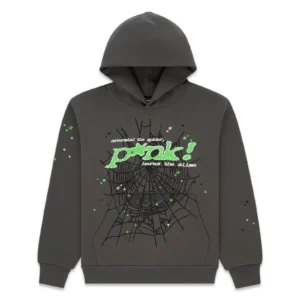 Sp5der Punk V2 Hoodie Slate Grey​