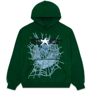 Sp5der Web Hoodie Hunter Green​