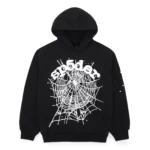 Sp5der Worldwide Black OG Web Hoodie​
