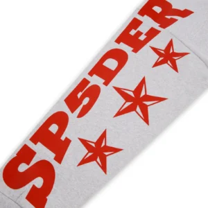 Zip Up Sp5der Grey Hoodie​