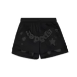 Black Sp5der Double Layer Shorts​