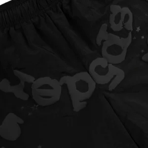 Black Sp5der Double Layer Shorts​
