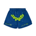 Blue Sp5der Shorts​