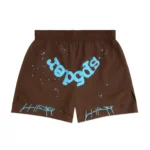 Brown Sp5der OG Web Double Layer Short​