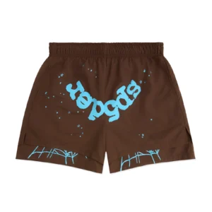 Brown Sp5der OG Web Double Layer Short​