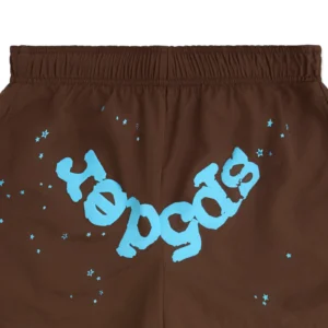 Brown Sp5der OG Web Double Layer Short​