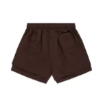 Brown Sp5der Shorts​