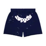 Dark Blue Sp5der Shorts