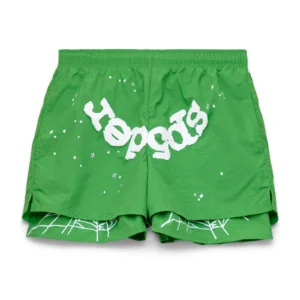 Green Sp5der Shorts​